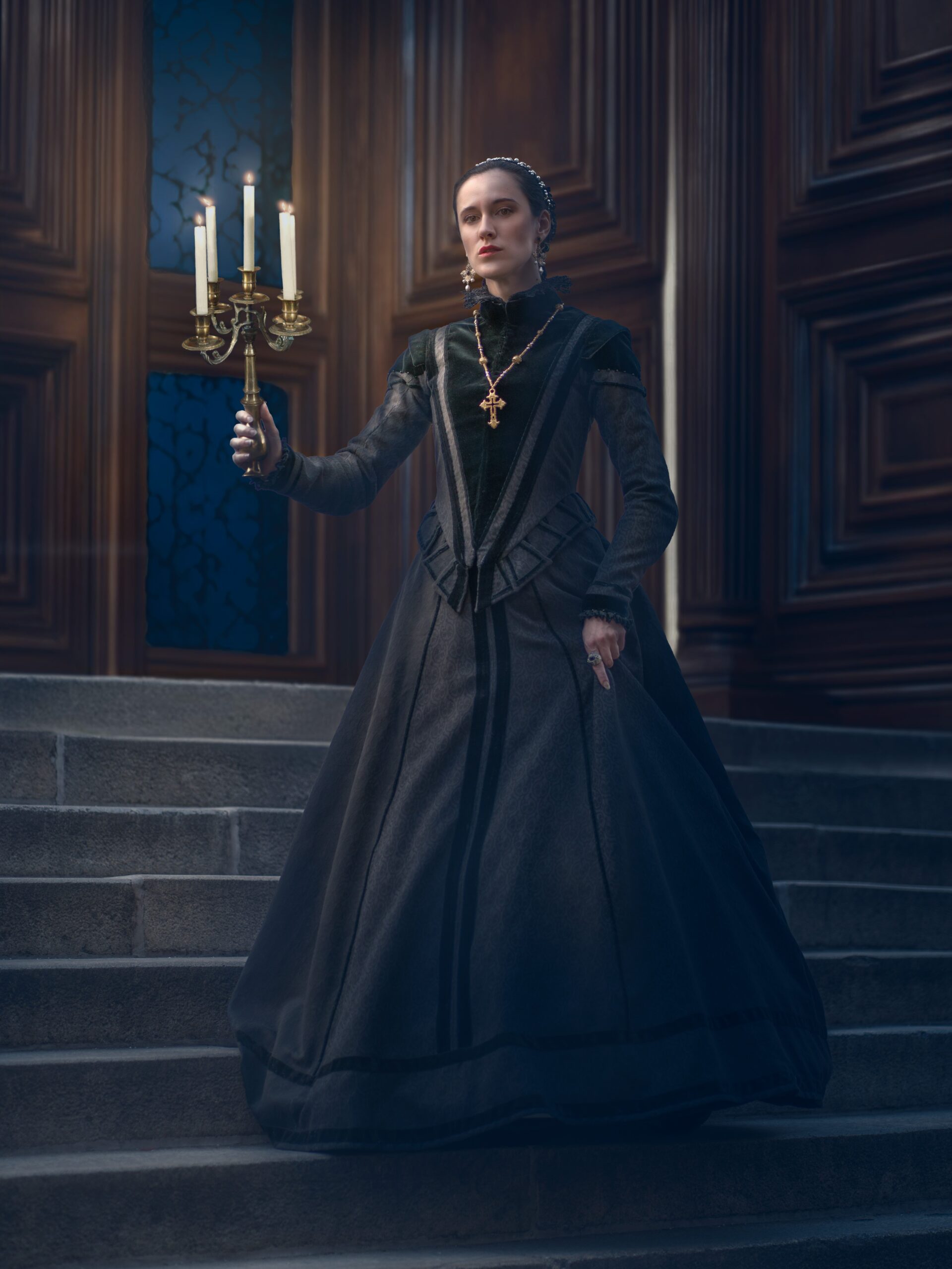 Kostým temnej kontesy podľa knihy Juraja Červenáka (vytvorila Mgr. Alexandra Heldesová - Blackbird Atelier)